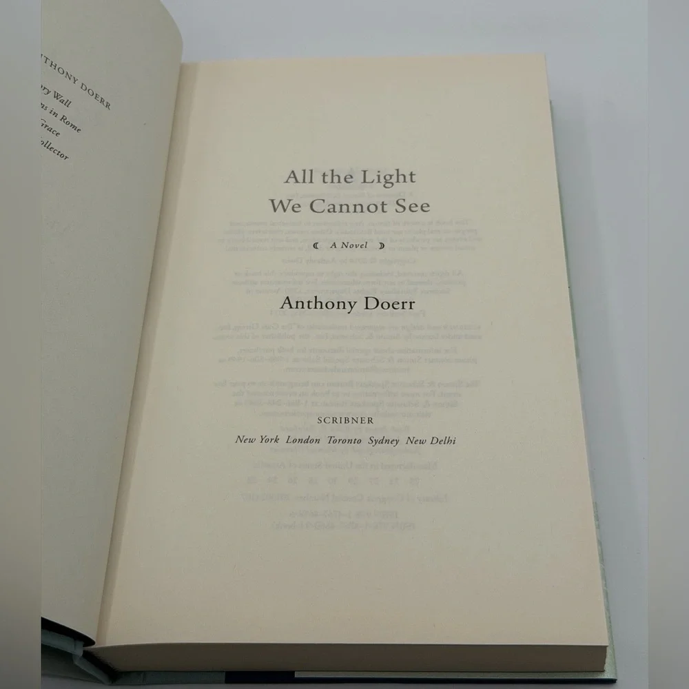 All the Light We Cannot See: A Novel by Anthony Doerr (Hardcover Book, 2014)